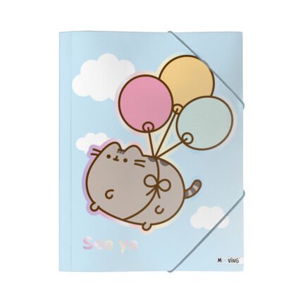 CARPETA 3 SOLAPAS C/ELASTASTICO OFICIO PUSHEEN