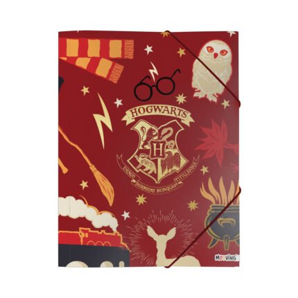 CARPETA 3 SOLAPAS C/ELASTICO OFICIO HARRY POTTER