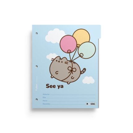 SEPARADOR MATERIAS MOOVING PUSHEEN