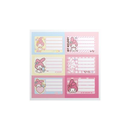 ETIQUETA ESCOLAR MOOVING MY MELODY