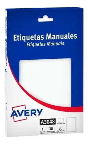 ETIQUETA BLANCA AUTOADHESIVA 3048 x CAJA