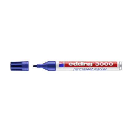 MARCADOR EDDING 3000 PERMANENTE AZUL P/REDONDA
