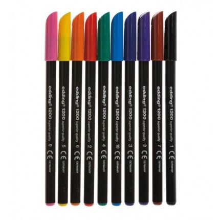 MARCADOR EDDING 1200 AL AGUA AZUL PUNTA FINA