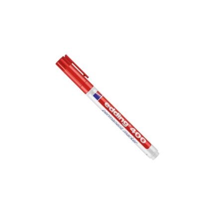 MARCADOR EDDING  400 PERMANENTE ROJO P/FINA