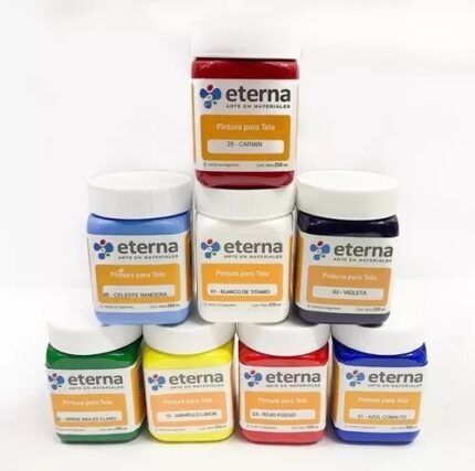 Pintura ETERNA Tela Negro                250ml.