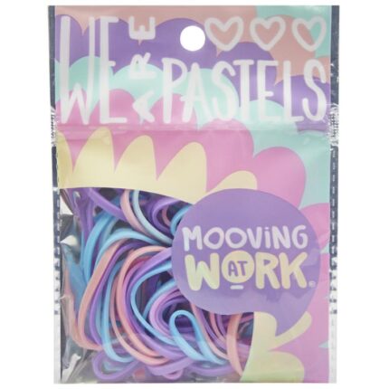 MOOVING AT WORK PASTEL RUBBER BANDS 16 GRS  2102040111