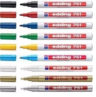 MARCADOR EDDING  751 PAITMARKER AMARILLO PASTEL