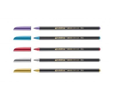 MARCADOR EDDING 1200 AL AGUA METALIZADO VIOLETA