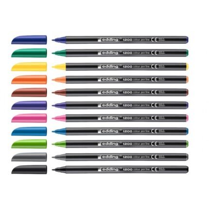 MARCADOR EDDING 1200 AL AGUA PASTEL VERDE PUNTA FINA