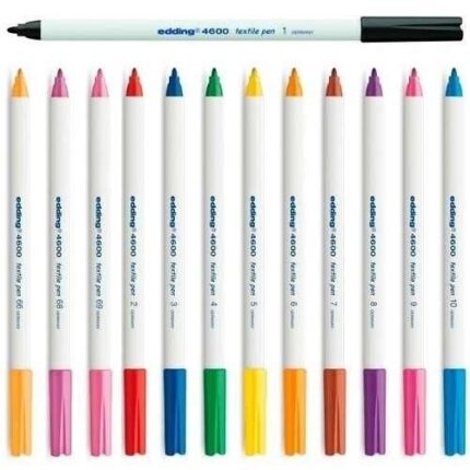 MARCADOR EDDING 4600 TELA NARANJA P/FINA