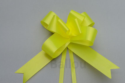 CINTA REGALO BALLOU MOÑO RAPIDO MEDIANO x 50 AMARILLO  M130