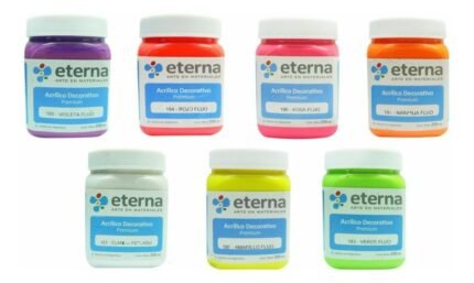 ACRILICO ETERNA DECORATIVO 250 ML PLATA