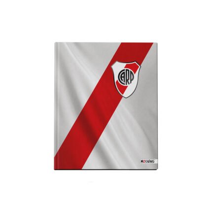 CUADERNO MOOVING 19.5 x 24 CM 48 HOJAS RIVER  PLATE