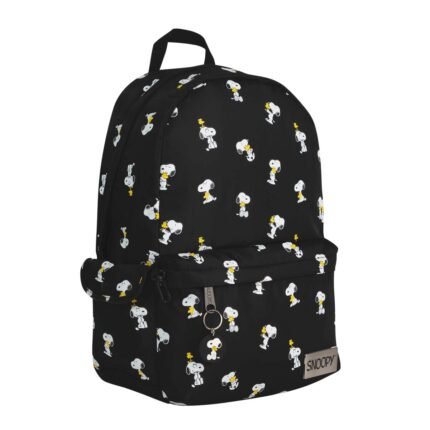 MOCHILA MOOVING SNOOPY BLACK