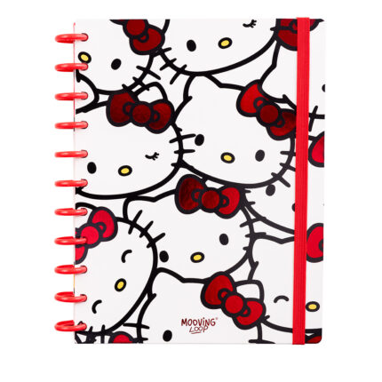 CUADERNO MOOVING LOOP A DISCOS CARTA HELLO KITTY  1711165