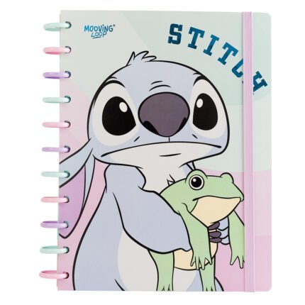CUADERNO MOOVING LOOP A DISCOS CARTA STITCH  1711244