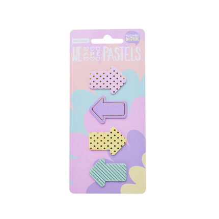 MOOVING AT WORK PASTEL STICKY NOTES FLECHAS    2102100507