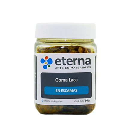 ACCESORIO ETERNA GOMA LACA EN ESCAMAS x 60 GR