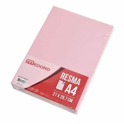 RESMA MEDORO COLOR ROSA A4 x 500 HOJAS