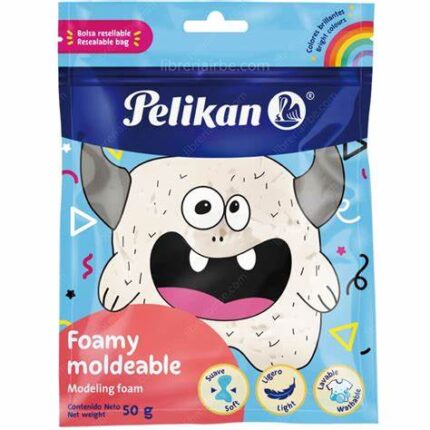 FOAMY MOLDEABLE PELIKAN x 50 GRS BLANCO