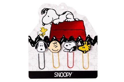 MOOVING AT WORK SNOOPY FUN PAPER CLIPS x 4   1342010505