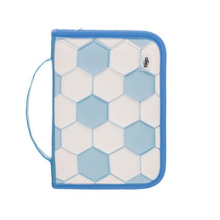 Cartuchera Filgo Starpak Rigid / Futbol Celeste-Blanco  CA26-RST-010
