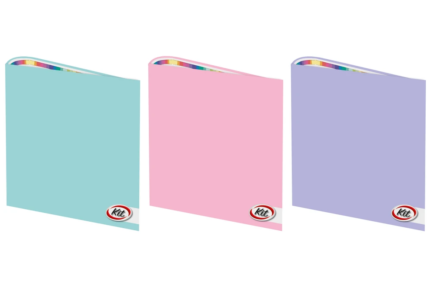 CARPETA ESCOLAR KIT 3 x 40 PASTEL