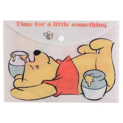 SOBRE PLASTICO MOOVING A5 CON BOTON WINNIE THE POOH 1222170201