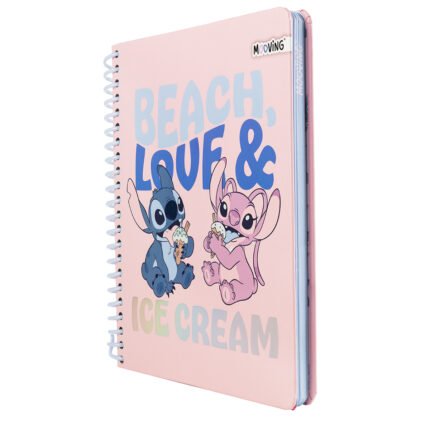 CUADERNO MOOVING PREMIUM 1/2 OFICIO STITCH  1231244