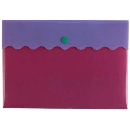 SOBRE PLASTICO MOOVING A5 CON BOTON COLOR MIX  1322170201