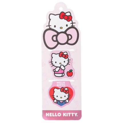 MOOVING AT WORK HELLO KITTY MAGNETIC BOOKMARK x 2     1652140105