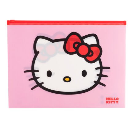 SOBRE PLASTICO MOOVING CON CIERRE ZIP HELO KITTY    1652170402