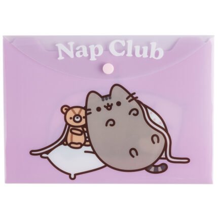 SOBRE PLASTICO MOOVING A5 CON BOTON PUSHEEN 2072170201