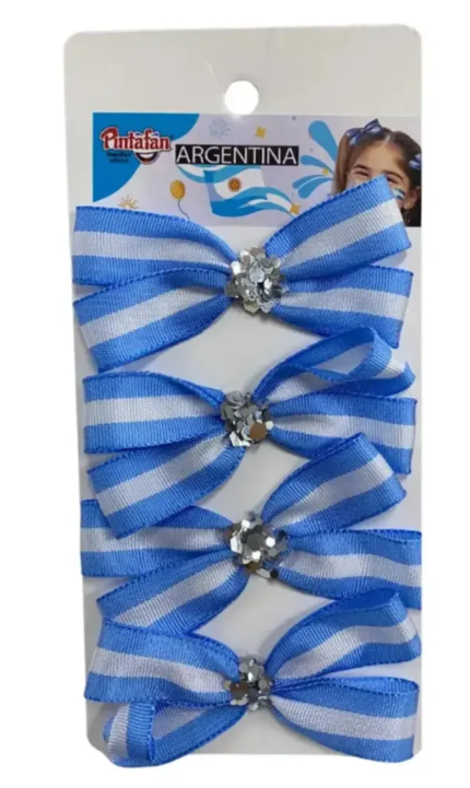 SET PINTAFAN MONOS ARGENTINA x 4 UNIDADES   0644-0001