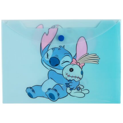 SOBRE PLASTICO MOOVING A5 CON BOTON STITCH 2442170201