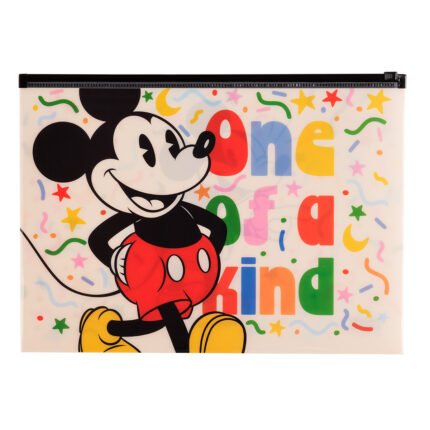 SOBRE PLASTICO MOOVING CON CIERRE ZIP MICKEY AND FRIENDS  2532170402