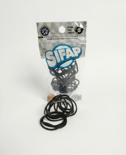 BANDAS ELASTICAS SIFAP x 16 GRS NEGRO