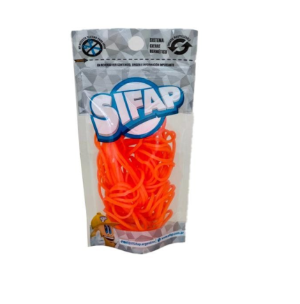 BANDAS ELASTICAS SIFAP x 16 GRS NARANJA