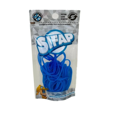 BANDAS ELASTICAS SIFAP x 16 GRS AZUL