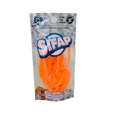 BANDAS ELASTICAS SIFAP x 16 GRS NARANJA FLUO